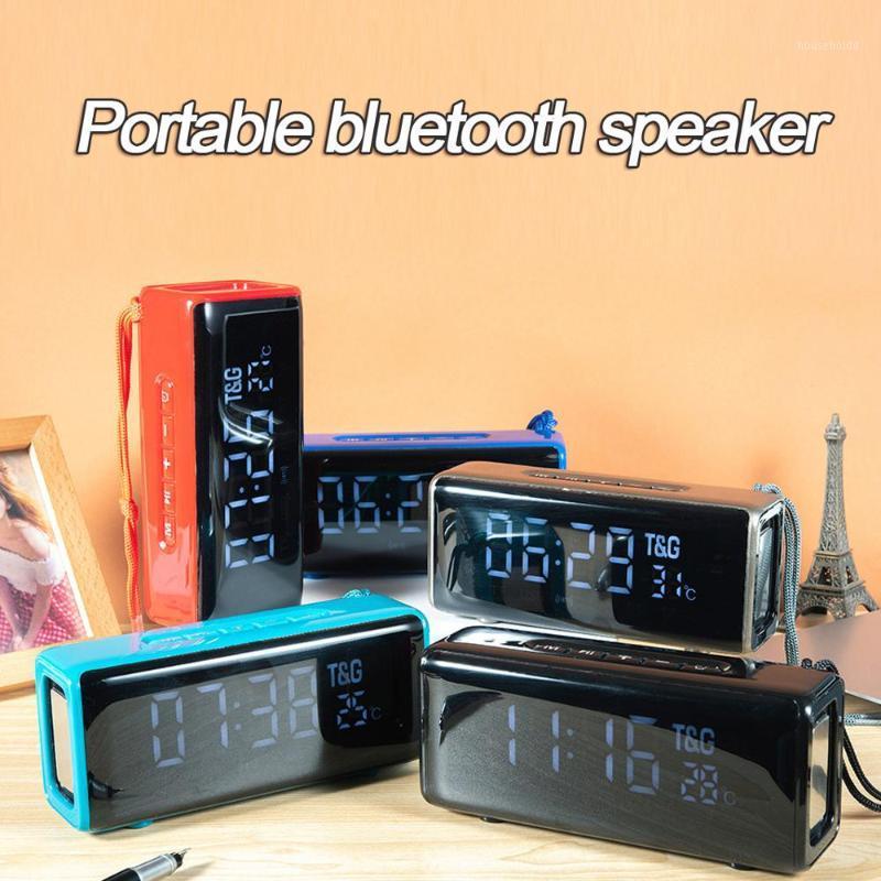 

Alarm Clock wireless Boom box bluetooth speaker sound Bass stereo portable subwoofer 10W usb bluetooth speaker FM radio column1