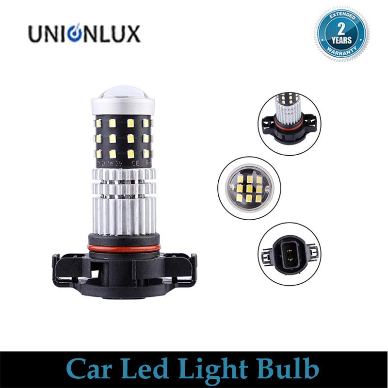 

2pcs High Power White LED 39 SMD 5202 H16 PS24W LED Bulbs Fog Lights Running Lights For Car 6000K