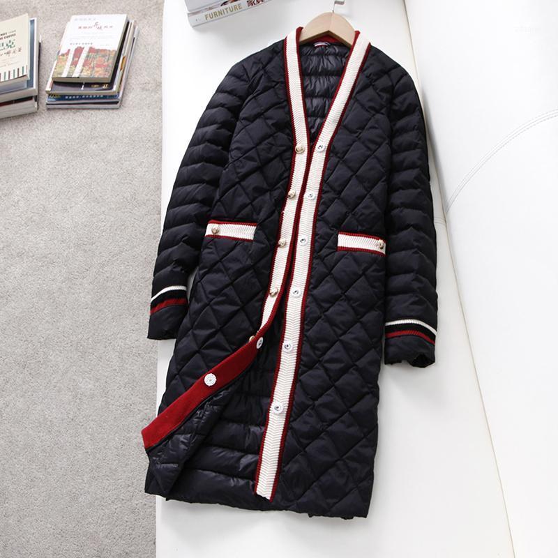 

90% White Duck Down Jacket Women Winter Coat Women Down Coat Korean Puffer Jacket Warm Parka Chaqueta Mujer YY14811, Black