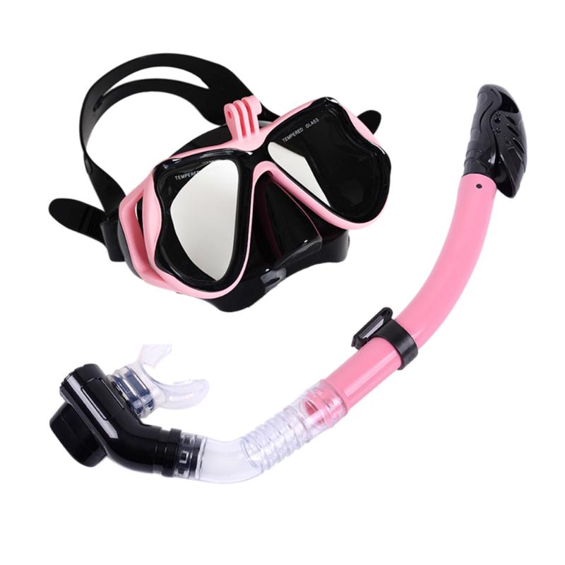 

Durable Dry Ergonomic For Adults Foldable Tube Diving Fog Proof Swimming Goggles Snorkel Set Anti Permeation Snorkeling Gear
