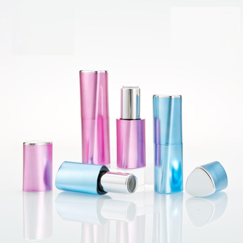 

New 12.1mm Empty Lipstick Tube Triangle lip tubes Magnetic buckle Refillable cosmetic Container DIY Makeup1