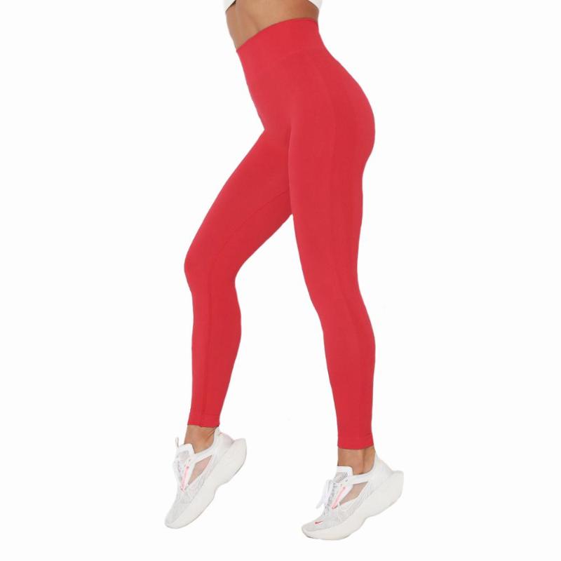 

Red Yoga Pants Seamless Womens Workout Leggings Sport Women Fitness Jogging Tights Casual Solid Color Gym Wear, Coffee yoga tights