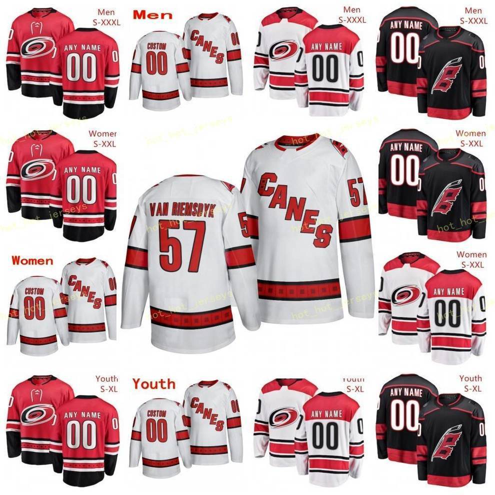 

Custom Carolina Hurricanes Reimer James 47 Rempal Sheldon 41 Ryan Joakim 33 Shore Drew 29 Skjei Brady 76 Men Women Youth Stitch, Black;red