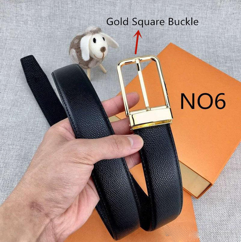 

Belts for Men Belt Mens Belts Leather Business Belt Men Big Gold /Silver Buckle with Box, Black;brown