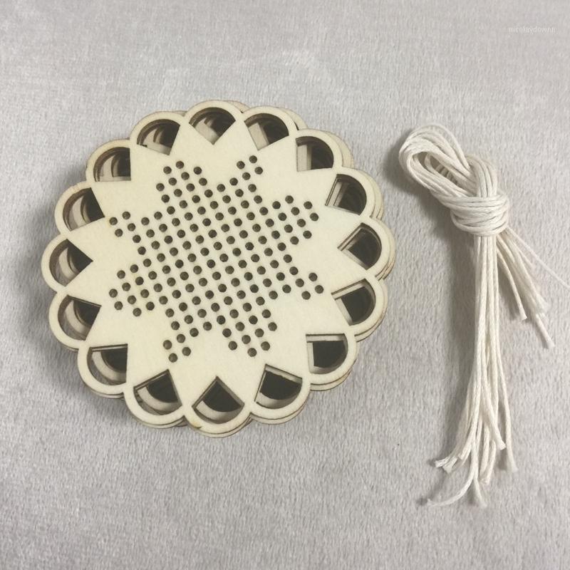 

10 pcs DIY holiday ornaments kit cross stitch ornament snowflake pattern1