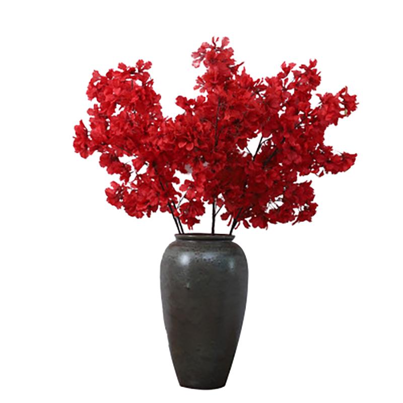 

Cherry Blossoms Artificial Flowers Fake Flowers Baby's Breath Gypsophila Wedding Decoration Home Bouquet DIY Dried Faux, A2