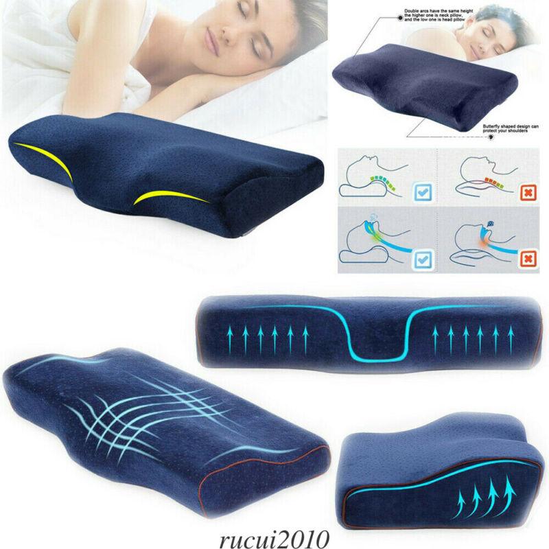 

Newest Memory Foam Pillow Orthopedic Sleeping Ergonomic Cervical for Neck Pain King Size Bamboo Pillow Hypoallergenic Firm Bed