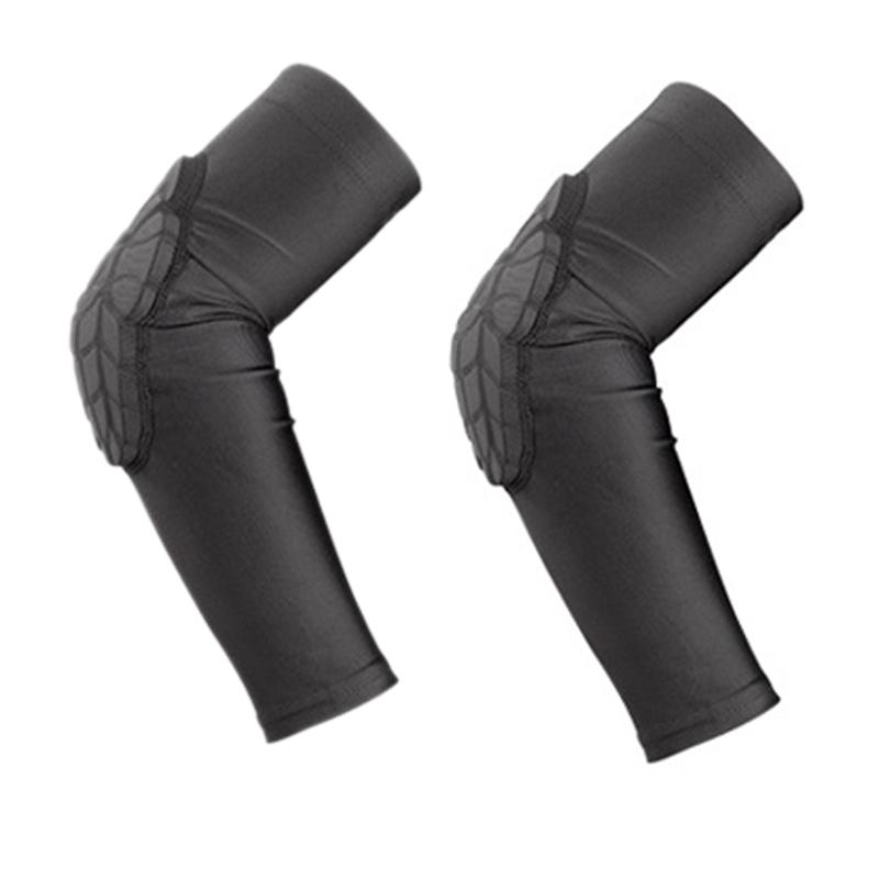 

2 Pcs Children Sports Elbow Protector Anti-Collision Basketball Bike, Black