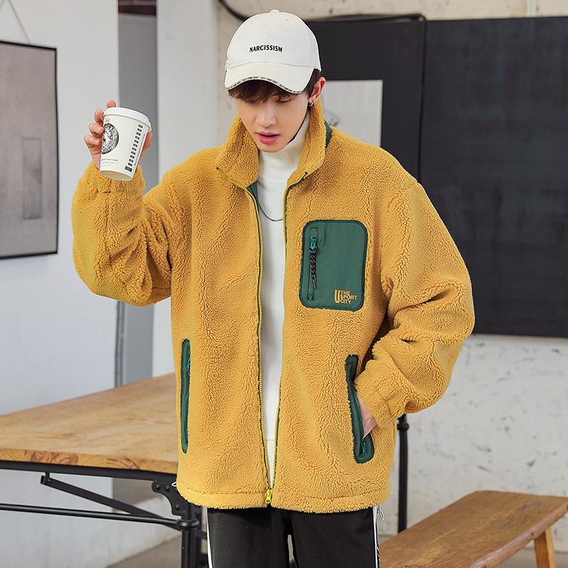 

Fashion Winter Warm Fleece Cotton Jacket Men Classic Retro Thick 2021 New Arrival Outdoor Full Zip-Up Plus Size Parkas, Black