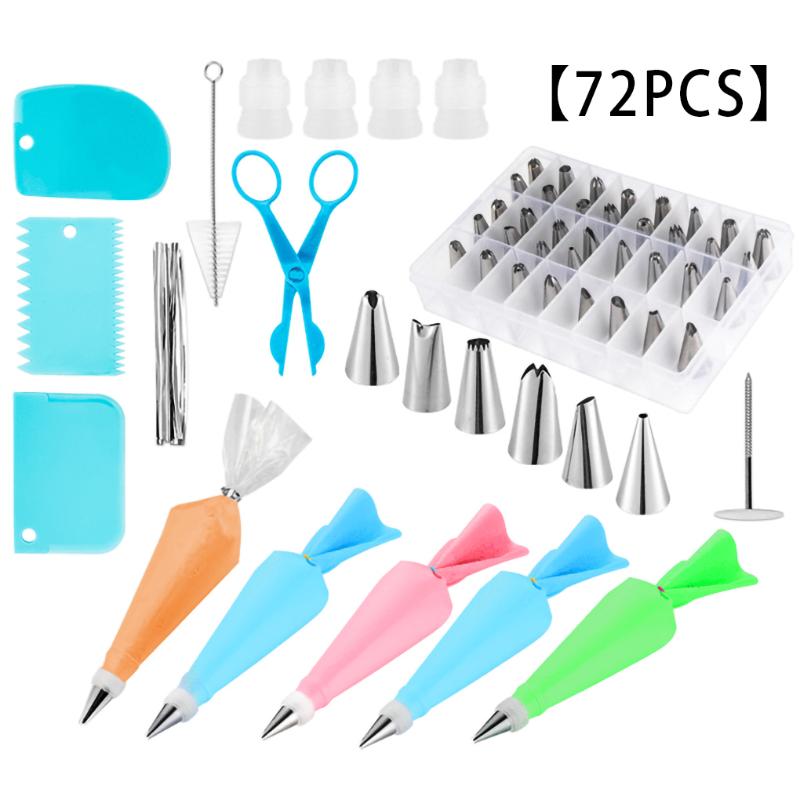 

Multi-pack Cake Decorating Mouth Set Reusable Cake Cream Nozzles Set Portable Baking Pastry Accessorie DIY Decoration Tools