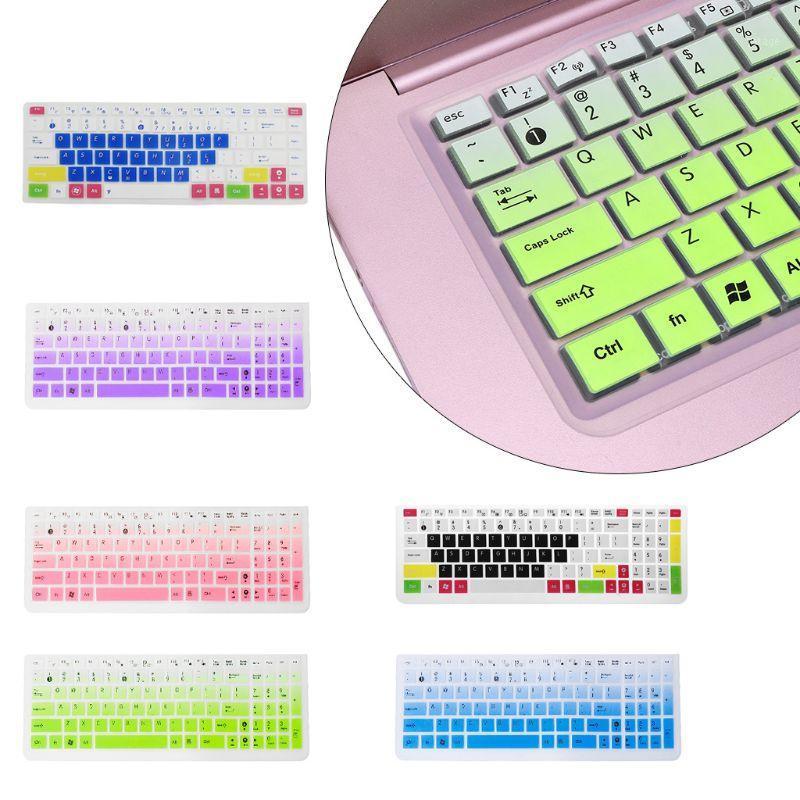 

2020 Waterproof Silicone Keyboard Protector Skin Cover Keypad Film Skin Protection dust proof film for Asus K50 Laptop Accessory1