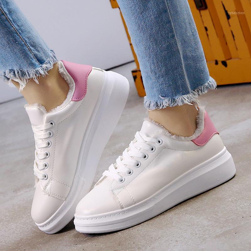 

Boots Shoes Woman Sneakers Winter For Women On The Platform With Warm Fur Chunky Krasovki Ladies Shoes1, Blackfur