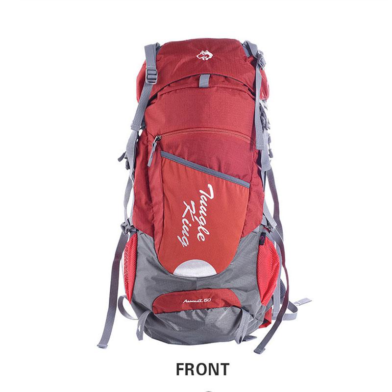 

50L Rucksack Hiking Backpacks Mountain Backpack Waterproof Tear resistance Backpack Multi-function Camping Vocation Climbing, Green color