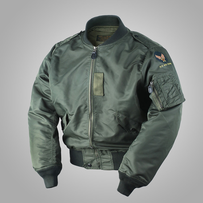 

Reproduction usaf L-2B military flight male light jacket S5U8, Navy