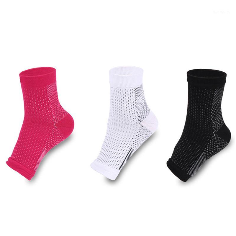 

1PCS Nylon Sports Ankle Sleeve High Elastic Ankle Socks Support Pad Protective Foot Cover Basketball Protective Gear1, White