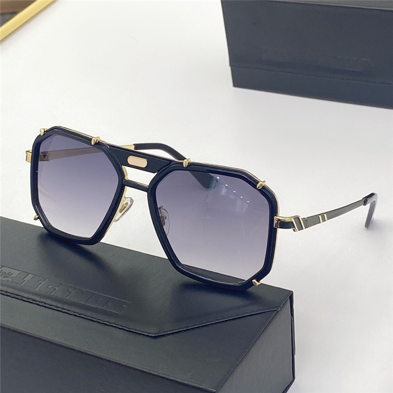 

Square Black Gold Gray Sunglasses unisex Fashion Eye wear new with box NUMCZ211227-2