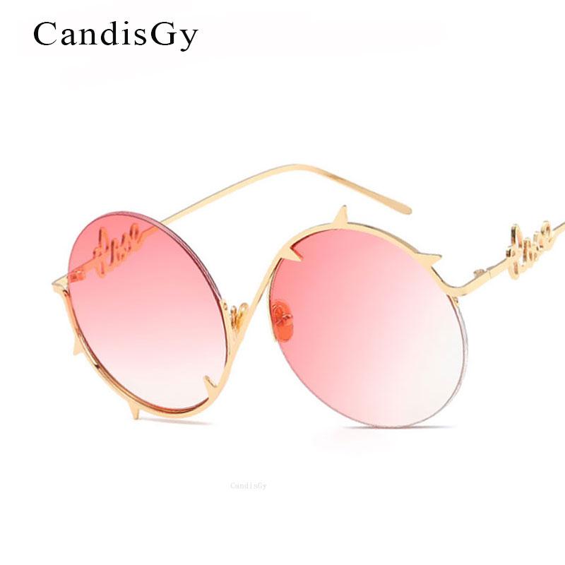 

Brand Designer 2020 New Round Men Women Fashion Gradient Mirror Sunglasses Lady UV400 Famous Nice Design UV400 Sun Glasses