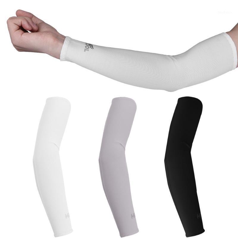 

1 Pair Arm Sleeves Sport Cycling Running Bicycle Anti-UV Cuff Cover Protective Arm Sleeve Bike Warmers Sleeves1, Gray