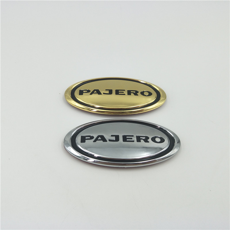 

Untuk Mitsubishi Pajero Logo Emblem Mobil Fender Sisi Lencana Stiker Decals Dekorasi