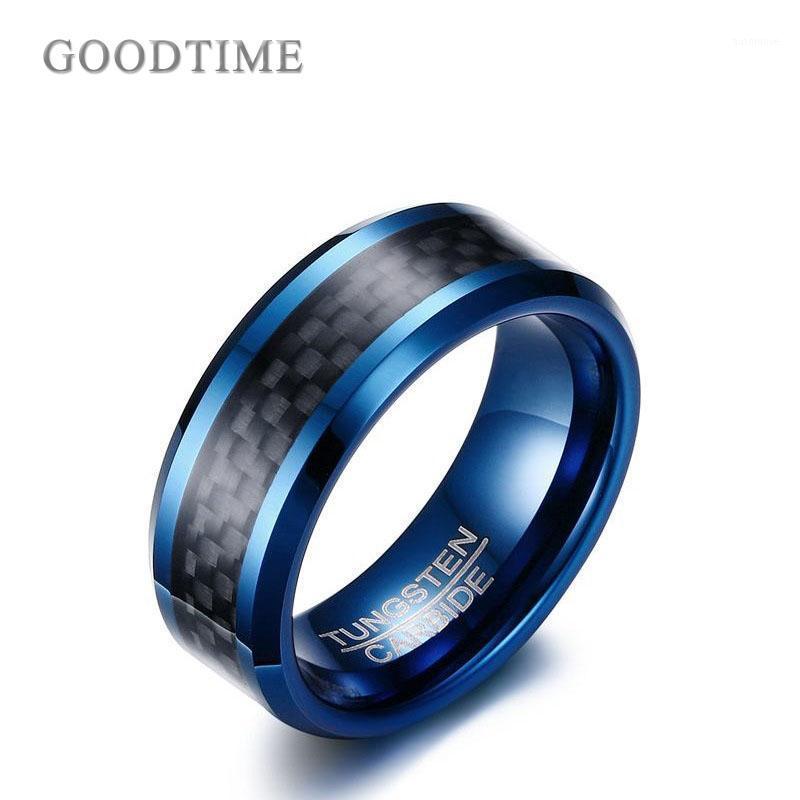 

Fashion Men's Ring Tungsten Carbide Rings Wedding Ring For Bridegroom Jewelry Engagement Tungsten Gift For Gentleman1