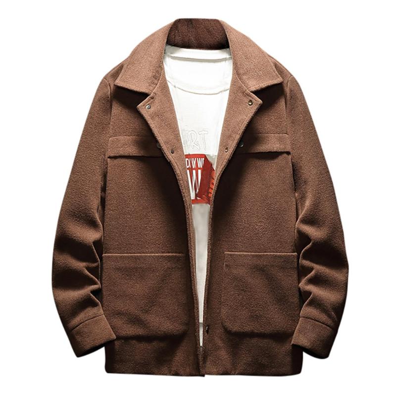 

Flannel Shirt Men Solid Winter Warm Fleece Thick Jackets Coats Casual Long Sleeve Cotton Dress Shirts Men Chemise Homme, Black