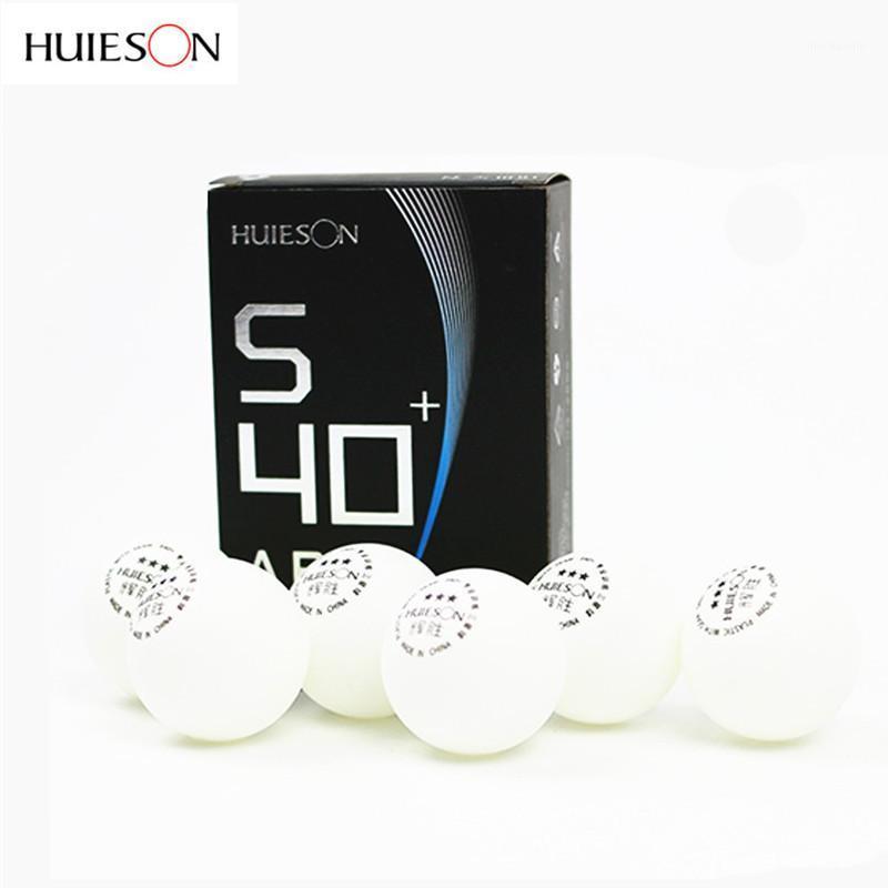 

Huieson 6 pcs/pack 3 Star Table Tennis Poly Balls S40+mm New Material ABS Plastic Table Tennis Training Ball for Senior Players1