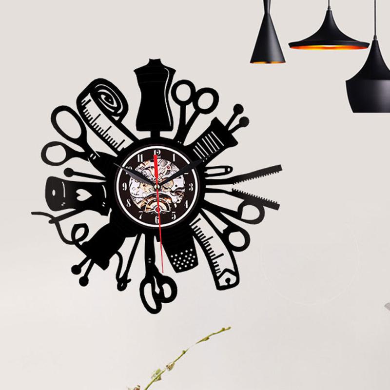

Creative Style Non-Ticking Silent Antique Rubber Wall Clock For Home Kitchen Best Selling Drop Shipping