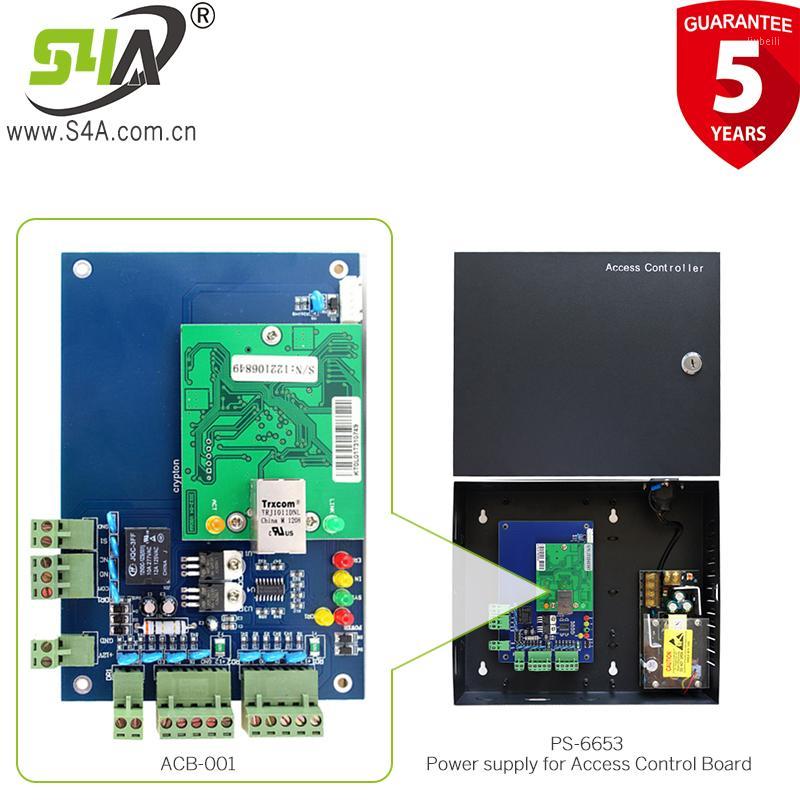 

Door Control 4 in 1 TCP/IP Access Control Panel Board with DC12V 5A Metal Power Supply Converter Box for Office Entry System1