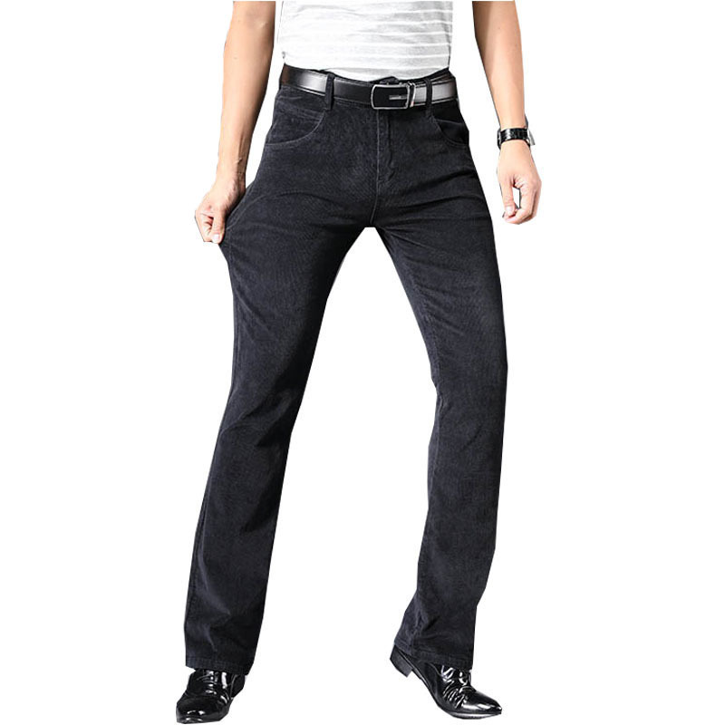

Male Trousers Casual 2020 Spring and Autumn New Micro-slip Korean Version of Elastic Micro-bell Pants Rtqo, Black