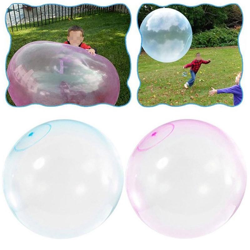 

Party Decoration Kids Bubble Ball Balloon Blowing Transparent Inflatable Games Toys Baby Shower Water Filled Toy Gifts
