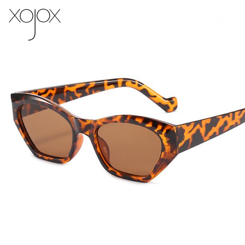 

XojoX Cat Eye Sunglasses Women Vintage Irregular Eyewear Men Fashinable Decorative Eyeglasses 2021 New Sun Glasses