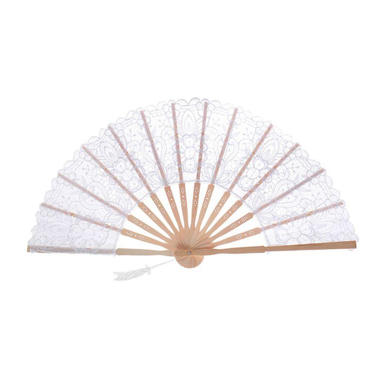 

Lace Decorative Folding Fan And Small Lace Umbrella Chinese Wedding Party Home Decoration Ornaments #
