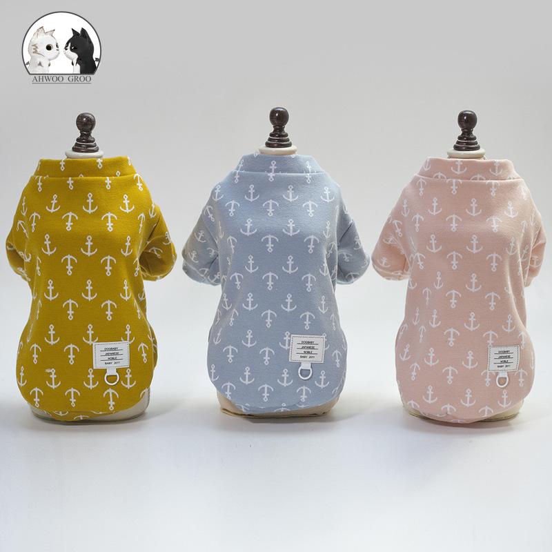 

Pet Dog Japanese cardigan Jacket Pet Dog Clothes Cotton Coat Cat Coat Jackets Printed Cat Costumes Clothing Outfits, Blue