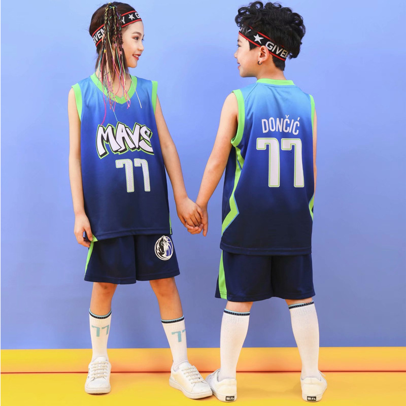 

New Children's Suit Kindergarten Performance Competition Boys and Girls Basketball Clothing