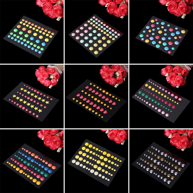 

1Pc Enamel Dots Resin Self-adhesive Sticker for Scrapbooking Crafts Sticker Decal