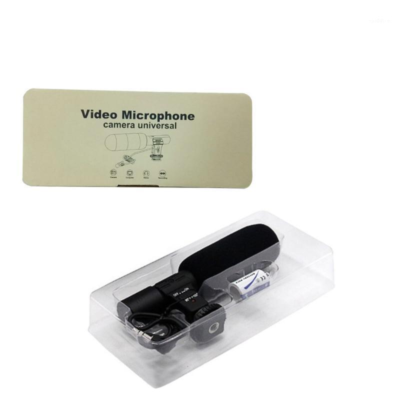 

Professional Condenser Microphone 3.5mm Recording Microphone Interview Mic for DSLR Camera Video DV Camcorder Single1