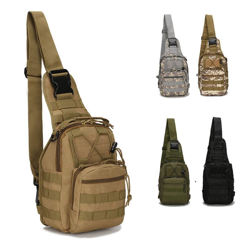 

600D Waterproof Outdoor Sports Bag Camping Hiking Bag Tactical Backpack Utility Trekking Air Permeability 5L, Black