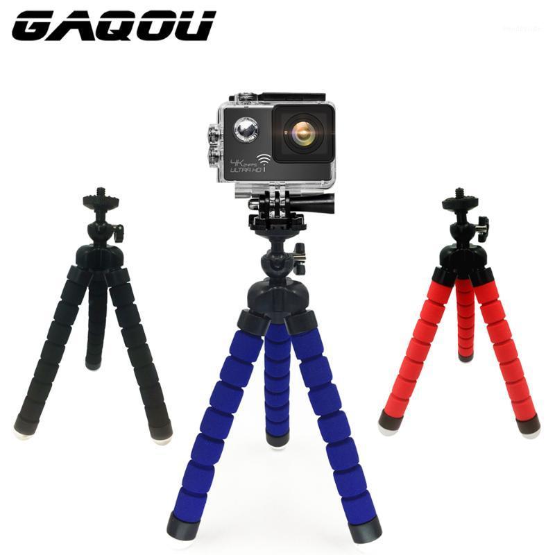 

GAQOU Tripod Stand Mini Flexible Octopus Sponge Tripod Bracket Stand with Adapter Screw for Hero 5 SJ4000 SJ5000 yi1