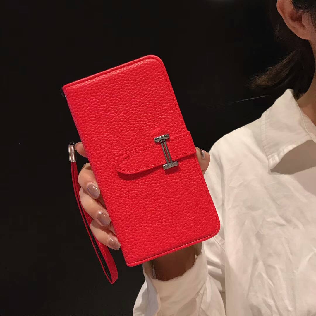 

Flip Wallet Phone Case For Iphone Xs Xr X Samsung S9 S10 Plus Luxury Pu Leather Back Case Cover With Credit Card Slots