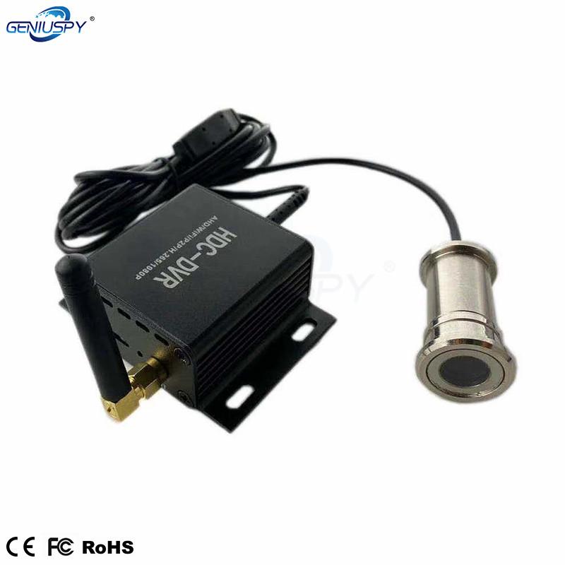 

Geniuspy Wifi Mini Door Peephole 720P 1MP AHD Door Wifi Camera HDC DVR Mobile DVR P2P Onvif H.265 CCTV System Kits