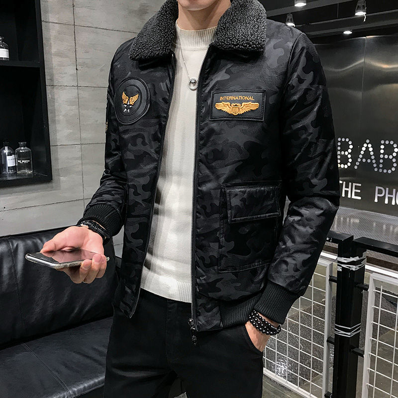 

2020 Quality White High Duck Down Jacket Black Camouflage Bomber Jackets Casual Business Prom Outfit Plus 5xl Male Clothes F1e6