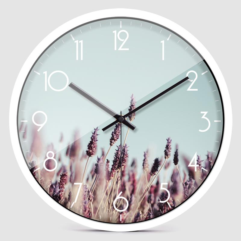 

Brief Pastoral autumn plant home decor wall clock Country style wall clocks
