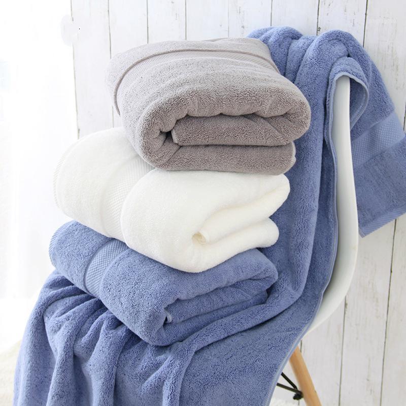 

1PC 80*160cm 900g Thick Luxury Egyptian Cotton Bath Towel Eco-friendly Beach Terry beach towel for Adults Serviette de Bain1, Light grey