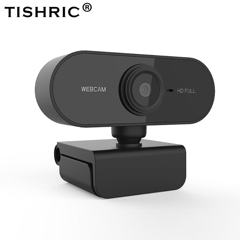 

TISHRIC Webcam 1080p Auto Focus Web Cam Web Camera With Microphone Camara Camera For Computer Live Broadcast Video Calling