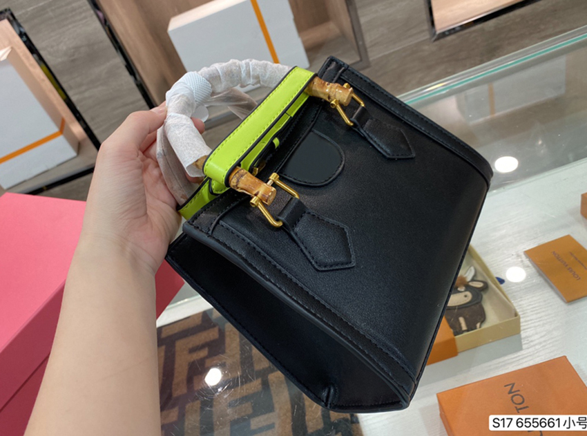 

Fashion Women Luxury Designer Bags Leather Totes Bamboo 1947 High Quality cowhide Bags Messenger Crossbody Shoulder Bag Wallet 008, Dust bag