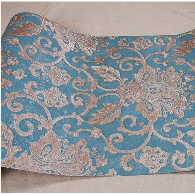 

WELLYU European 3D embossed silk wallpaper the living room backdrop bedroom wallpaper living room for walls 3 d1, 86003