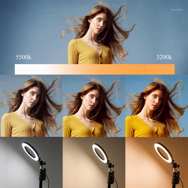 

Mezher LED Ring Lamp Photography Youtube photo makeup ring light Video Lamp Make-up Self-timer selfie Tripod Mobile Phone1