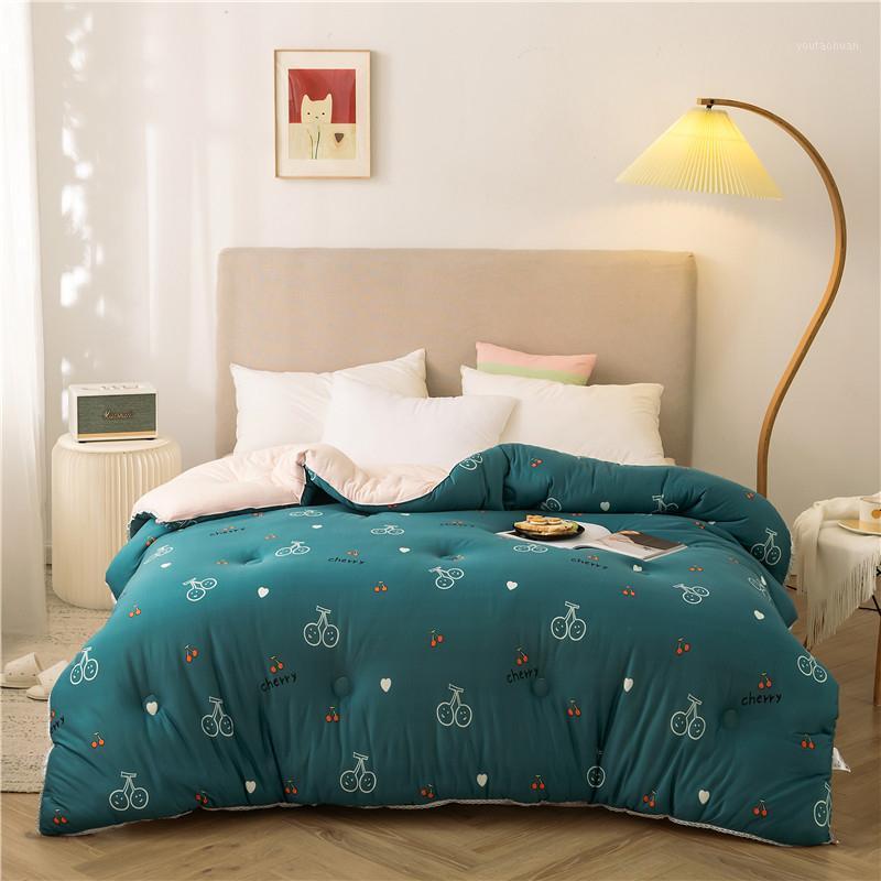 

Winter Thicken Comforter Super Warm Polyester Filler Quilt Core Funny Pattern Print Quilt Bed Cover Weight 1300-5200g1, Model 6