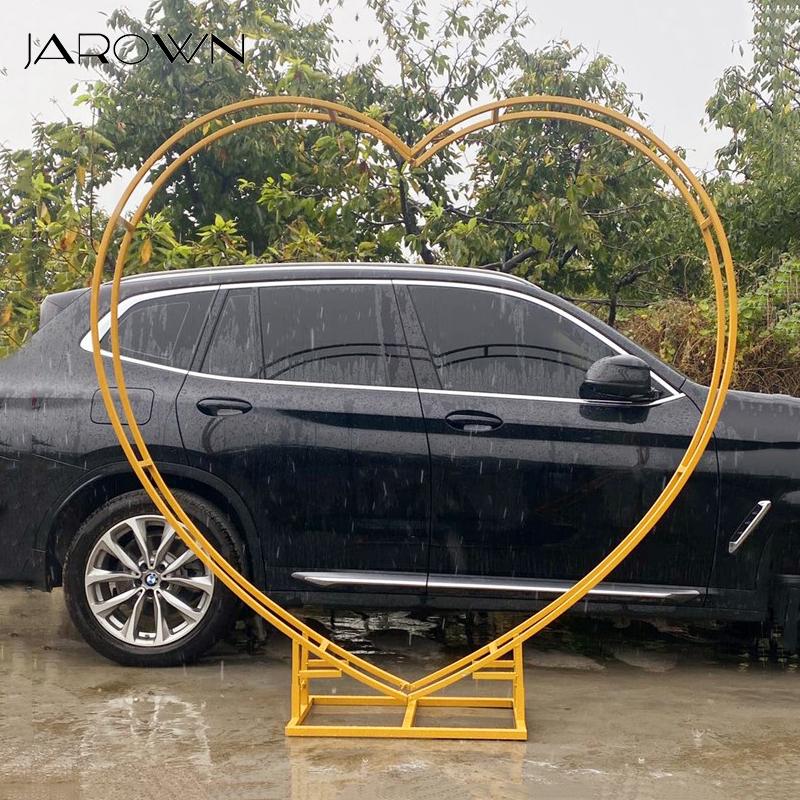 

JAROWN Wedding Arch Props Heart Shape Flower Stand LOVE Background Decoration Home Party Flower Arrangement Decoration