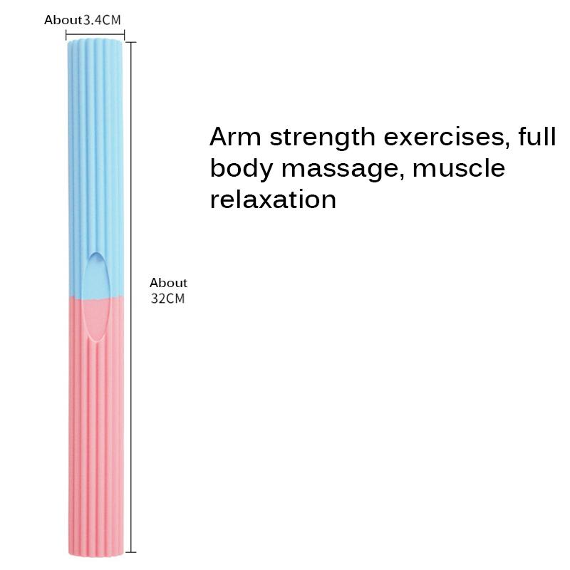 

1 Pcs Torsion Bar Silicone Multifunctional Fitness Bar Rehabilitation Training Arm Strength For Improving Grip Strength, Red